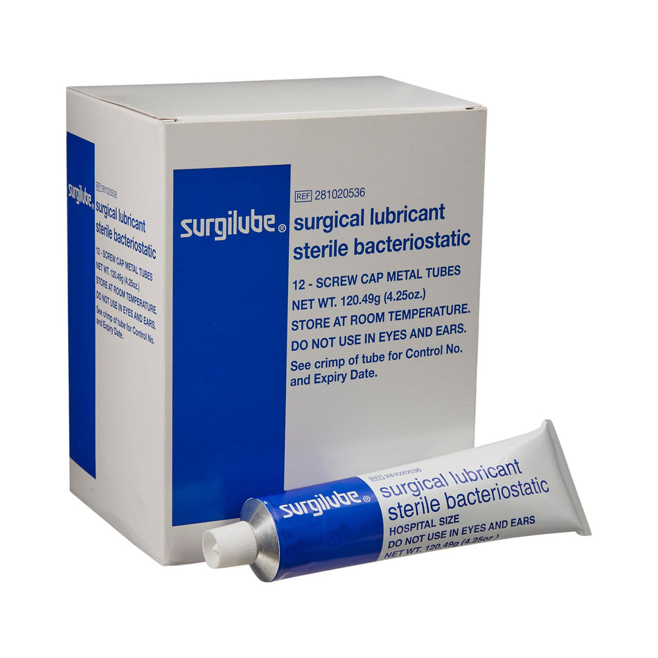 Surgilube Lubricating Jelly - Carbomer free-Lubricating Jelly - Carbomer free Surgilube 4.25 oz. Tube Sterile