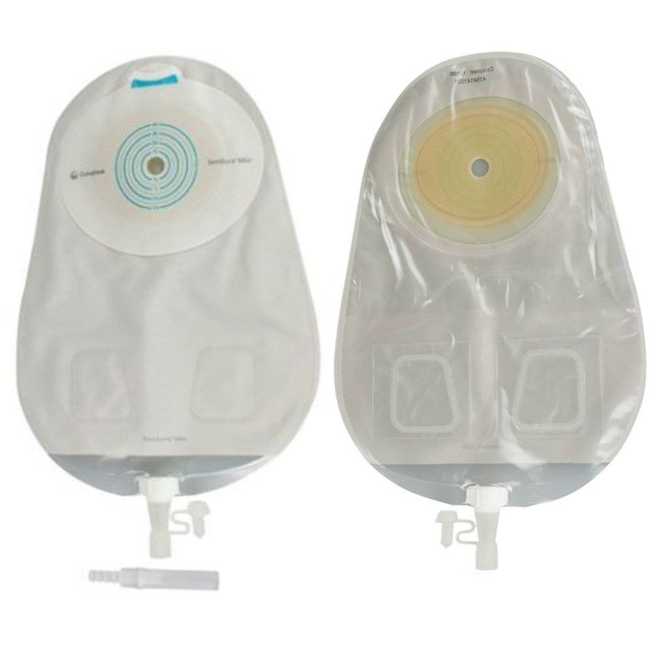 SenSura Mio One-Piece Drainable Neutral Gray Ostomy Pouch, 3/8 to 1 Inch Stoma-"Ostomy Pouch SenSura Mio One-Piece System 10-1/2 Inch Length, Maxi Flat, Trim to Fit 3/8 to 1-3/4 Inch Stoma Drainable"