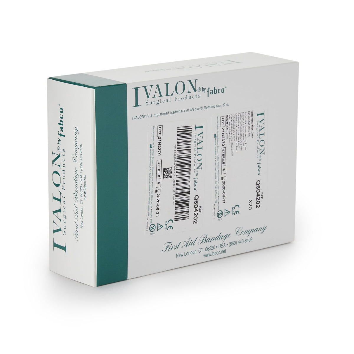 Ivalon Instrument Wipe-Instrument Wipe Ivalon 3-1/4 X 3-1/4 Inch 20 Count PVA (Polyvinyl Acetal) Box Sterile