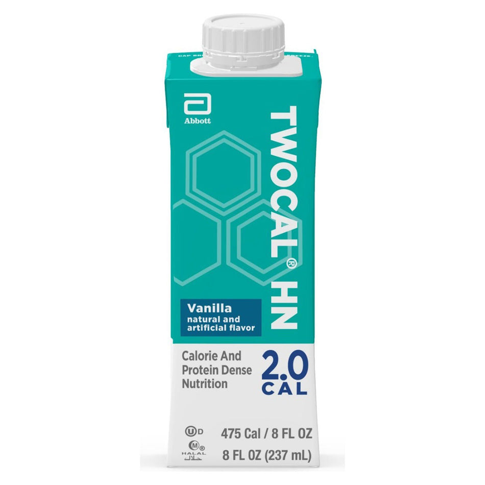 Oral Supplement TwoCal® HN Vanilla Flavor Liquid 8 oz. Reclosable Carton