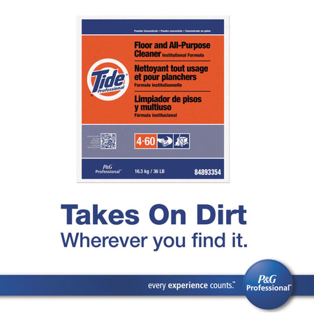 Floor Cleaner Tide® Professional™ 36 lb. Box Powder Unscented