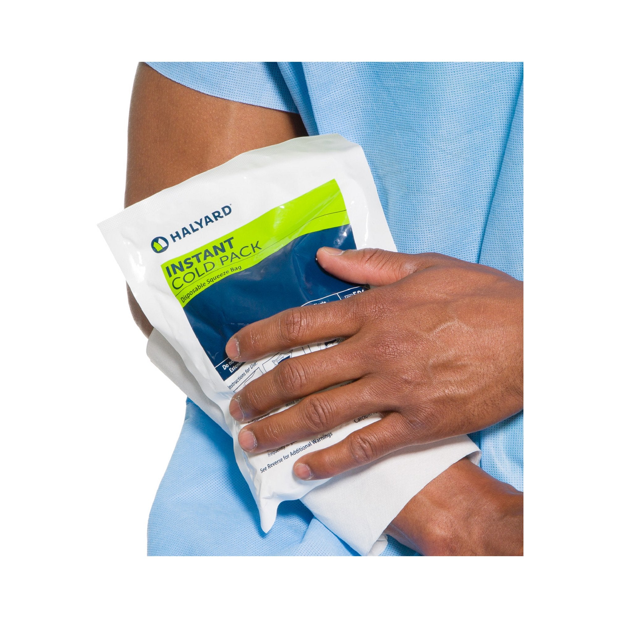 Halyard Instant Cold Pack, 4 x 10 Inch-Instant Cold Pack Halyard General Purpose Small 4 X 10 Inch Plastic / Ammonium Nitrate / Water Disposable