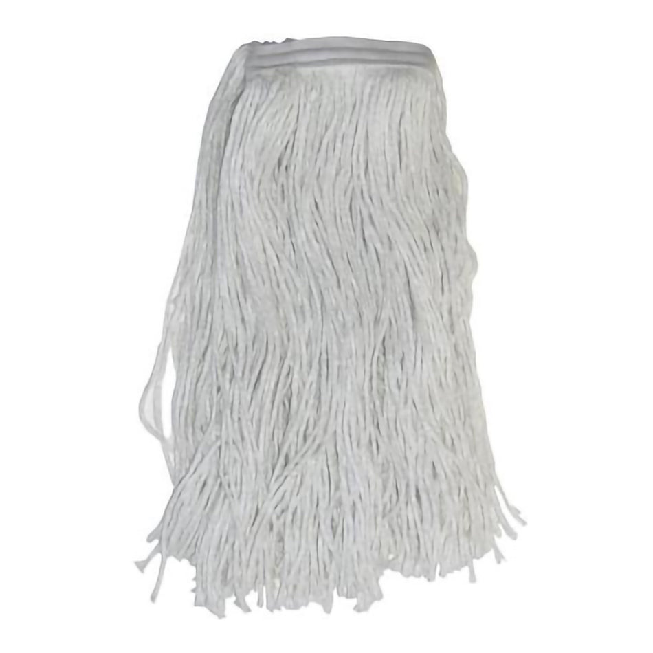 Microtek Medical Mop Head-Wet String Mop Head Cut-end Size 16 White Rayon Disposable