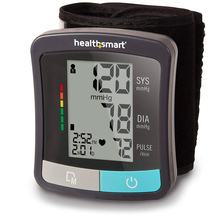 Mabis Digital Blood Pressure Wrist Unit, Adult, One Size-Home Automatic Digital Blood Pressure Monitor MABIS One Size Fits Most Cuff Nylon Cuff 13 - 21 cm Wrist