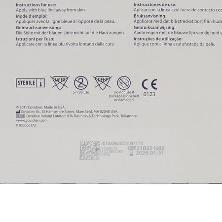 Dermacea Sterile Abdominal Pad, 7-1/2 x 8 Inch-Abdominal Pad Dermacea 7-1/2 X 8 Inch Sterile 1 per Pack