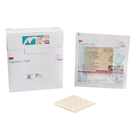 3M Tegaderm High Performance Nonadhesive without Border Foam Dressing, 4 x 4 Inch-Foam Dressing 3M Tegaderm High Performance 4 X 4 Inch Without Border Film Backing Nonadhesive Square Sterile