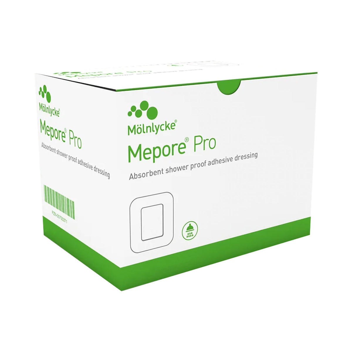 Mepore Pro White Adhesive Dressing, 3 x 4 inch-Composite Dressing Mepore Pro 3-3/5 X 4 Inch Rectangle Sterile