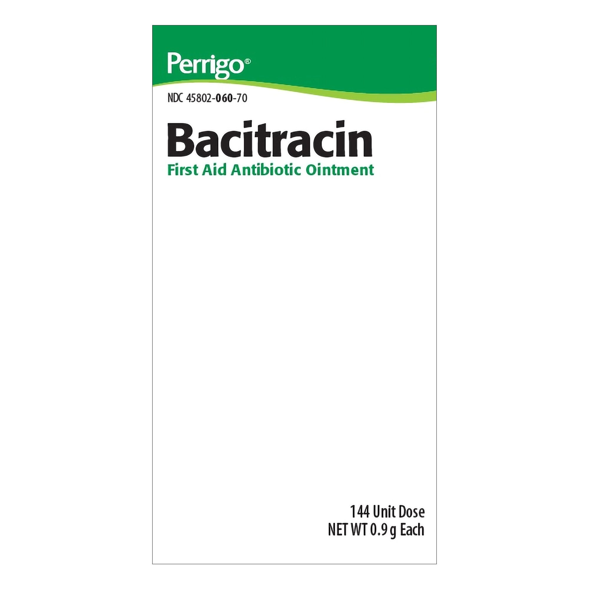 Perrigo Bacitracin First Aid Antibiotic-First Aid Antibiotic Generic BACiiM Ointment 0.9 Gram Individual Packet