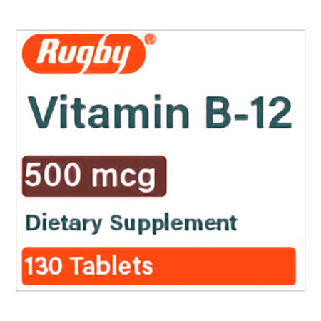 Vitamin Supplement Vitamin B12 500 mcg Strength Tablet 130 per Bottle - Pharmaceuticals>Over the Counter>Nonprescription V...
