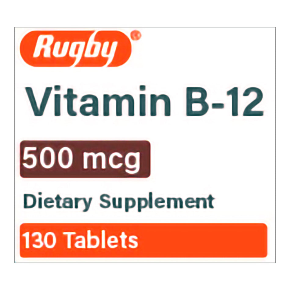 Vitamin Supplement Vitamin B12 500 mcg Strength Tablet 130 per Bottle - Pharmaceuticals>Over the Counter>Nonprescription V...