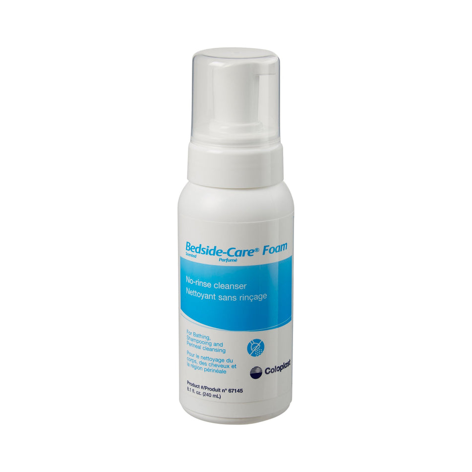 Coloplast Bedside-Care Foam Cleanser, Scented, Shampoo and Body Wash-Rinse-Free Shampoo and Body Wash Bedside-Care 8.1 oz. Pump Bottle Scented