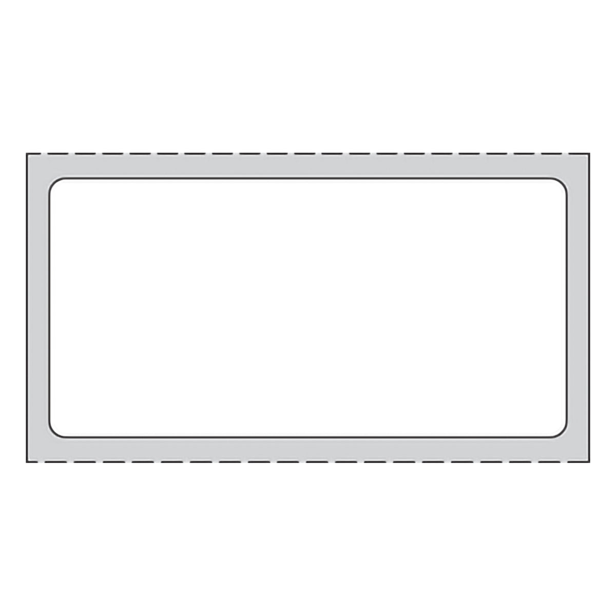 PDC® White Blank Thermal Label, 1 x 2 Inch - Indicators and Signage>Labels>Blank Labels - PDC Healthcare