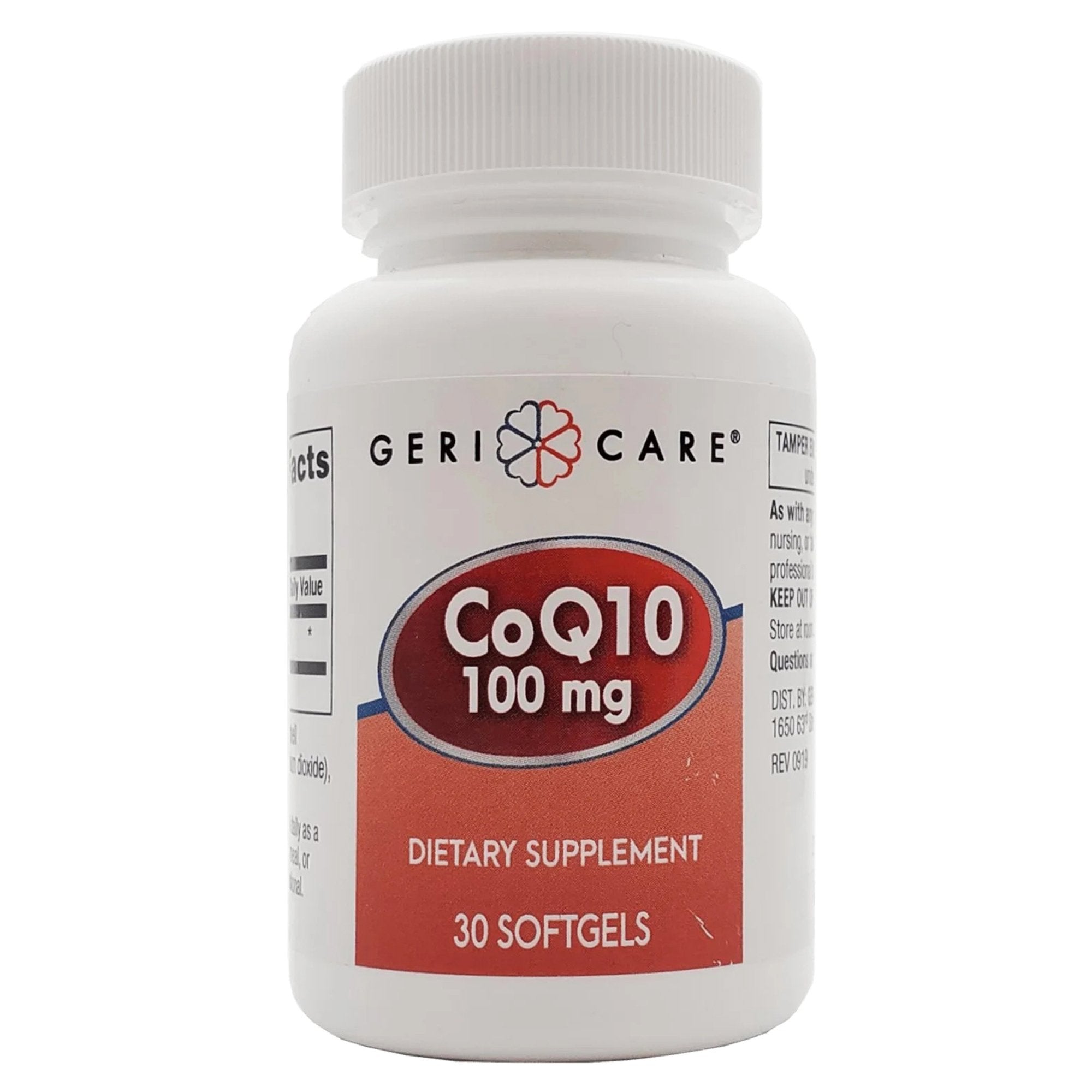 Geri-Care® CoQ10 100mg Dietary Supplement - Pharmaceuticals>Over the Counter>Nonprescription Vitamins and Minerals - Geri-...