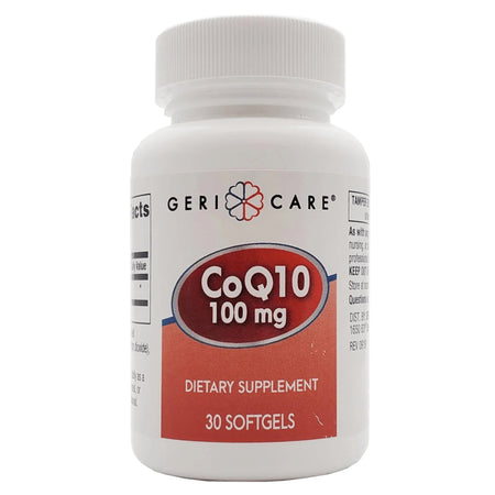 Geri-Care® CoQ10 100mg Dietary Supplement - Pharmaceuticals>Over the Counter>Nonprescription Vitamins and Minerals - Geri-...