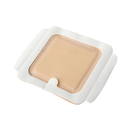 Optifoam® Adhesive with Border Foam Dressing, 4½ x 4½ Inch