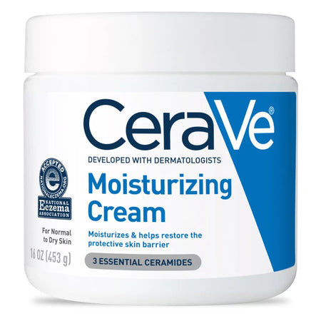 CeraVe Moisturizing Cream, 16 oz.-Hand and Body Moisturizer CeraVe 16 oz. Jar Unscented Cream