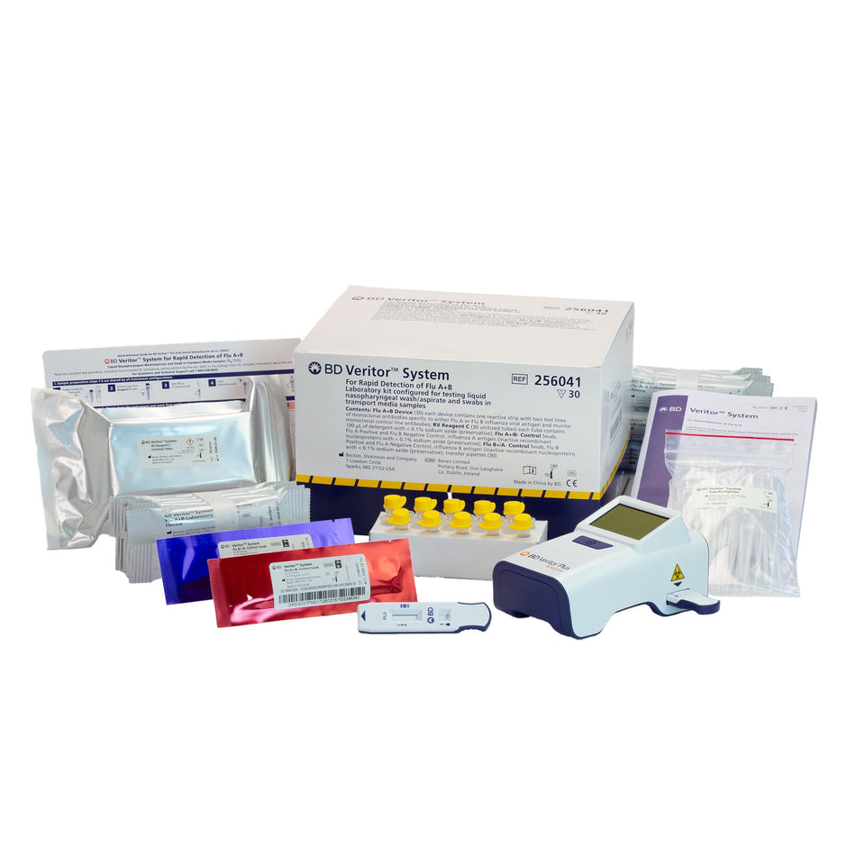 BD Veritor� System Influenza A + B Respiratory Test Kit-Respiratory Test Kit BD Veritor� System Influenza A + B 30 Tests CLIA Non-Waived