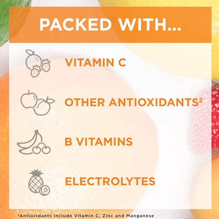 Emergen-C Vitamin C Daily Immune Support Drink Mix, Super Orange Flavor-Oral Supplement Emergen-C Daily Immune Support Super Orange Flavor Powder 0.30 oz. Individual Packet