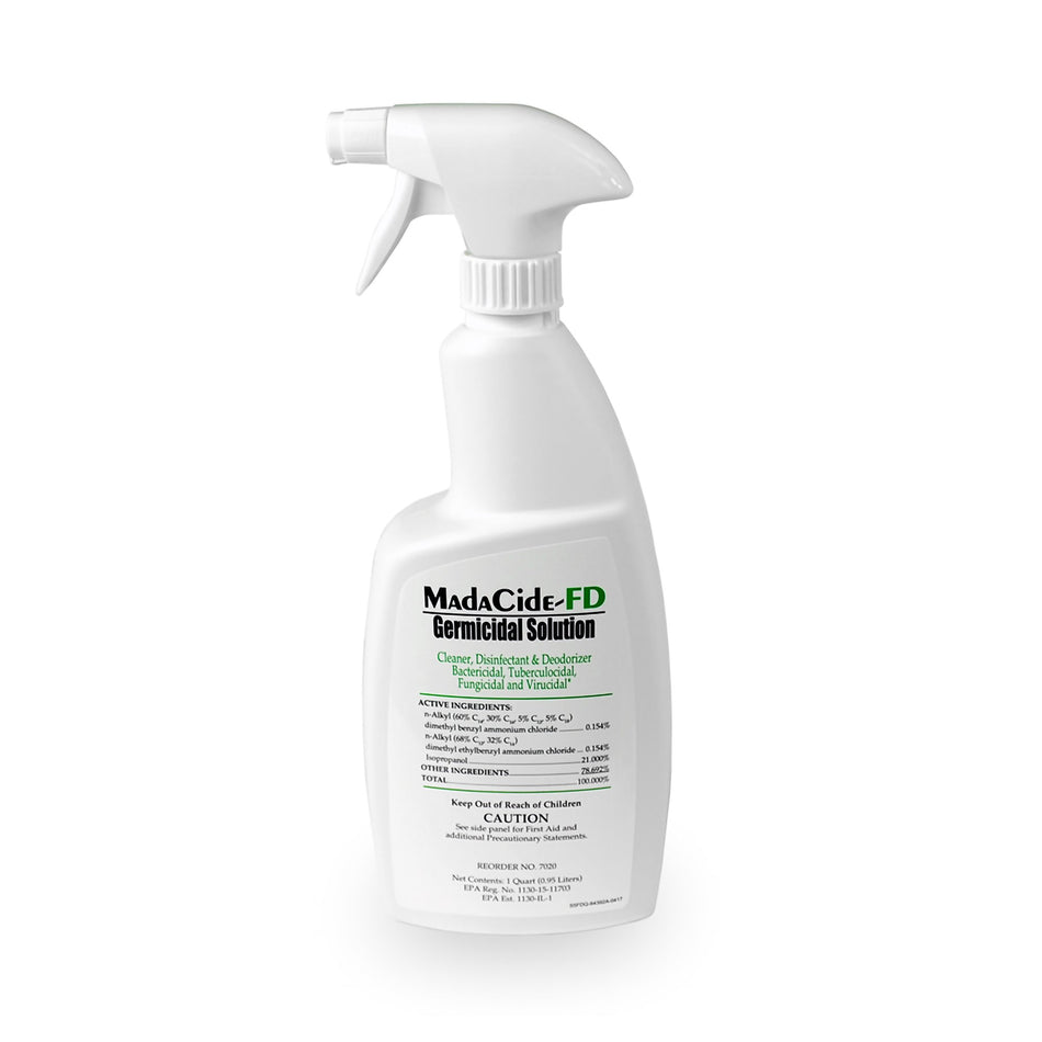 MadaCide FD Germicidal Solution-MadaCide-FD Surface Disinfectant Cleaner Germicidal Pump Spray Liquid 32 oz. Bottle Alcohol Scent NonSterile