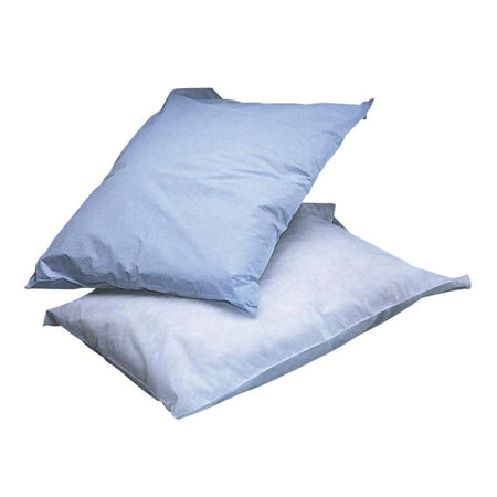 NovaPlus White Tissue / Polyester Pillowcase, 21 x 30 Inch-Pillowcase Novaplus White Disposable