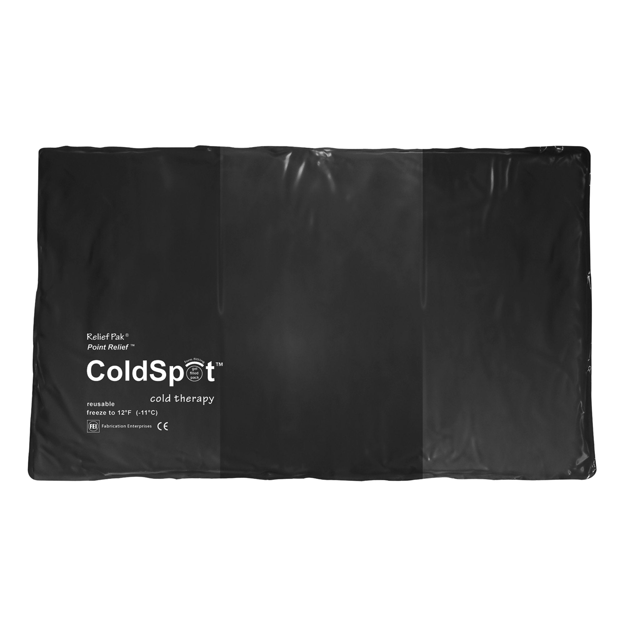 Relief Pak ColdSpot Cold Pack, 11 x 21 Inch-Cold Pack Relief Pak ColdSpot Urethane General Purpose Oversize 11 X 21 Inch Urethane / Clay Reusable