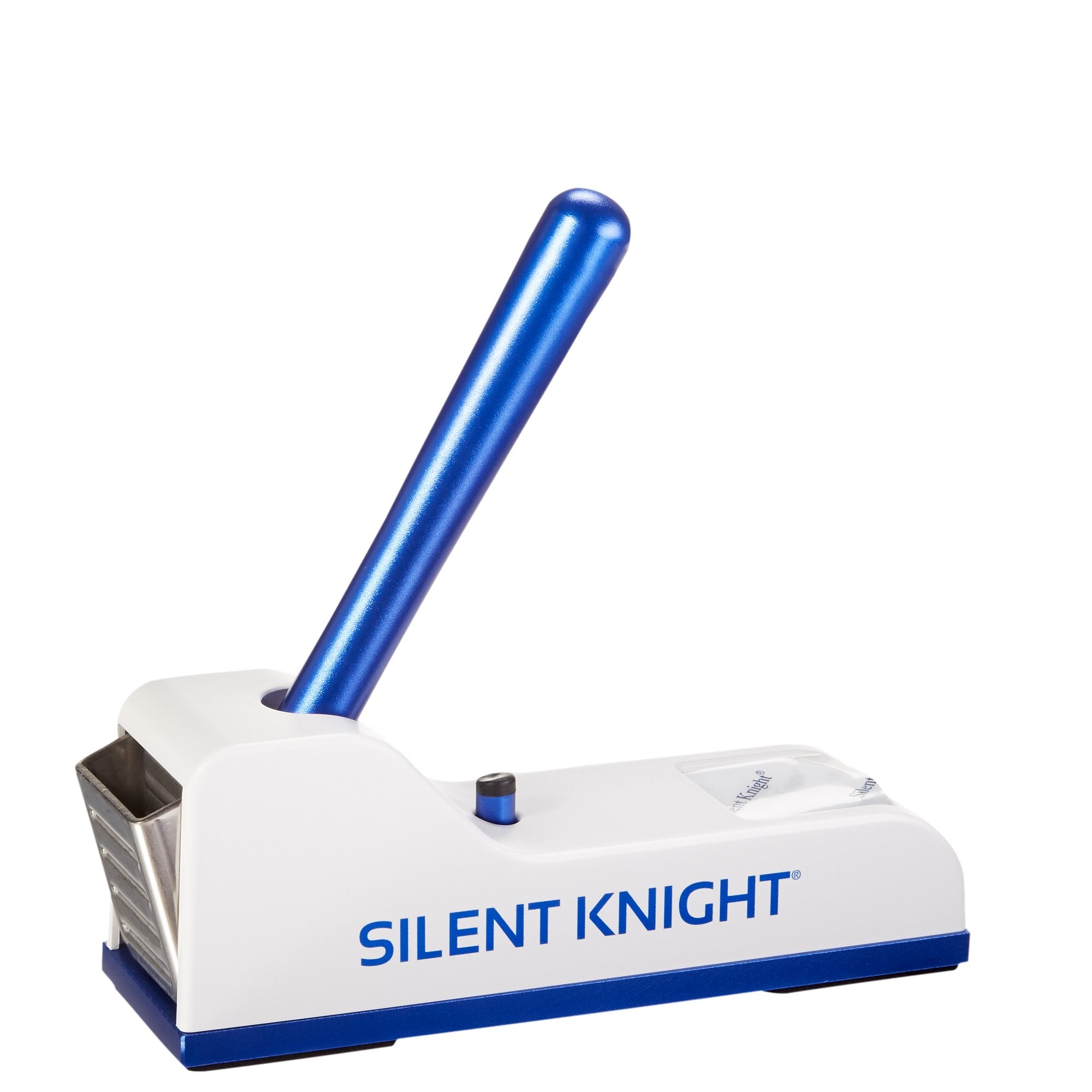 Silent Knight Pill Crusher-Pill Crusher Silent Knight Hand Operated Blue / White
