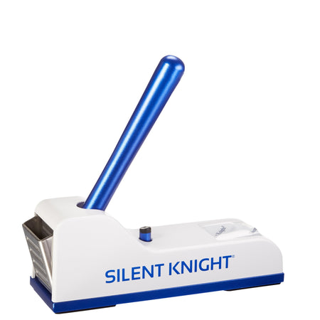 Silent Knight Pill Crusher-Pill Crusher Silent Knight Hand Operated Blue / White