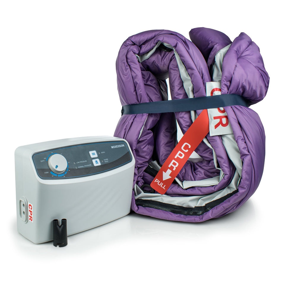 McKesson Alternating Pressure and Low Air Loss Mattress System-Bed Mattress McKesson Alternating Pressure / Low Air Loss 8 X 36 X 80 Inch