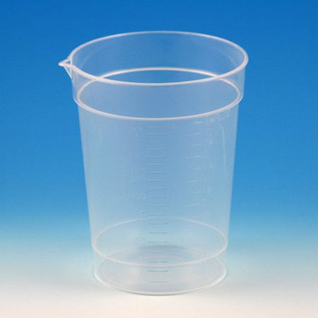 Globe Scientific Specimen Container with Pour Spout, 192 mL-Specimen Container with Pour Spout 2-1/8 X 3-7/16 Inch 192 mL (6.5 oz.) Without Closure Unprinted NonSterile