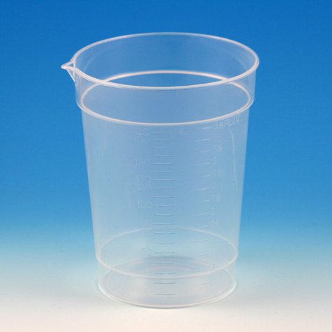 Globe Scientific Specimen Container with Pour Spout, 192 mL-Specimen Container with Pour Spout 2-1/8 X 3-7/16 Inch 192 mL (6.5 oz.) Without Closure Unprinted NonSterile