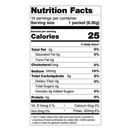 Cure Electrolyte Drink Mix made with Coconut Water, Lime, 7.7-gram Packets
