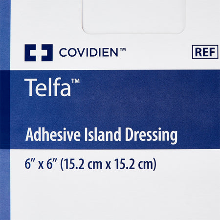 Telfa Island Dressing, 6 x 6 Inch-Island Dressing Telfa 6 X 6 Inch Square Sterile