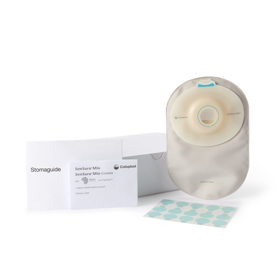 SenSura® Mio Convex 1-Piece Closed End Opaque Ostomy Pouch, 25mm Stoma - Ostomy>Ostomy Pouches - Coloplast