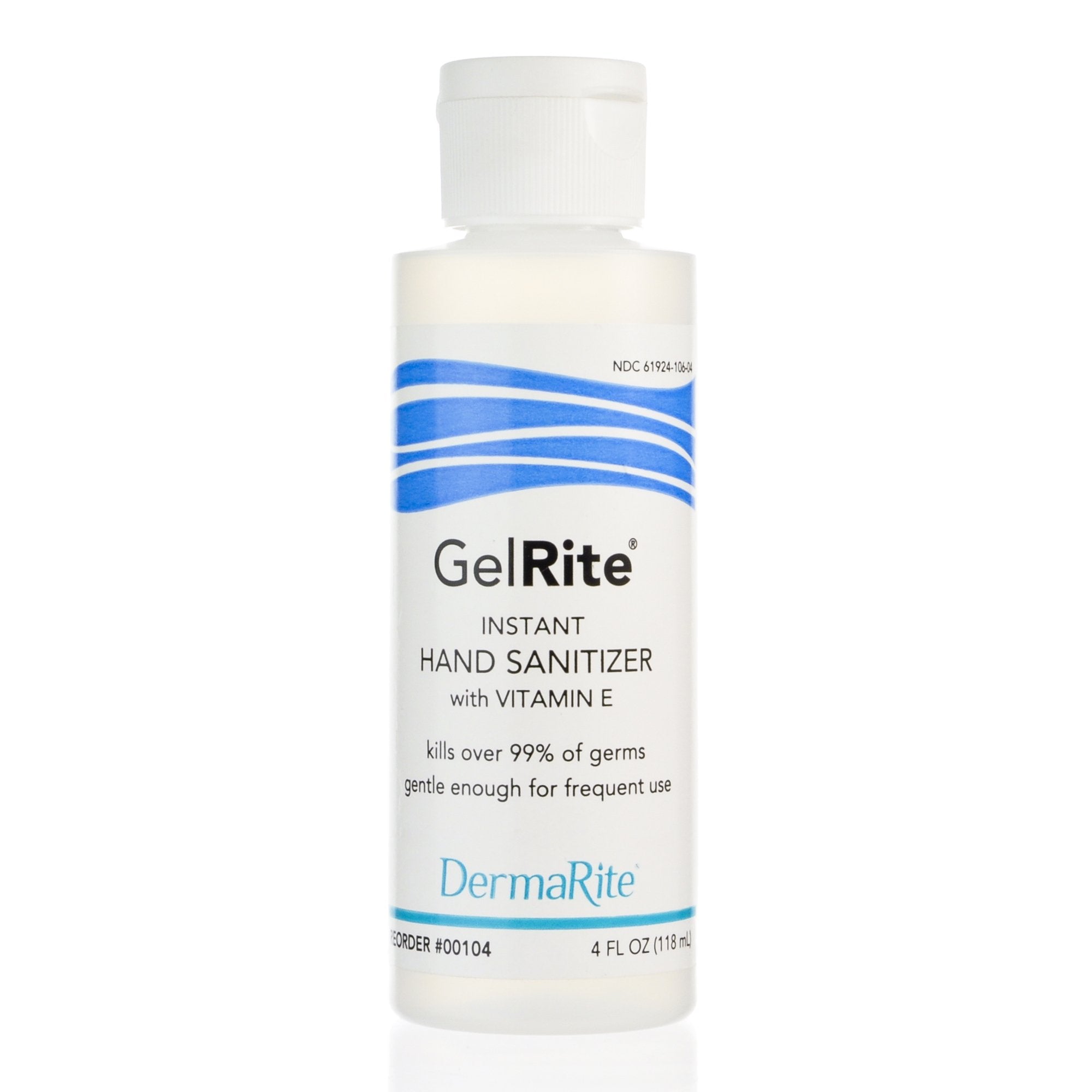 GelRite Instant Hand Sanitizer, 4 oz. Bottle-Hand Sanitizer GelRite 4 oz. Ethyl Alcohol Gel Bottle