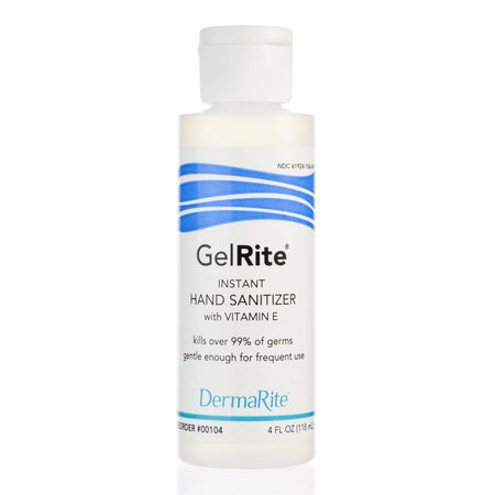 GelRite Instant Hand Sanitizer, 4 oz. Bottle-Hand Sanitizer GelRite 4 oz. Ethyl Alcohol Gel Bottle