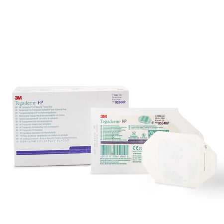 3M Tegaderm HP Transparent Film Dressing, 2-3/8 x 2-3/4 Inch-Transparent Film Dressing 3M Tegaderm HP 2-3/8 X 2-3/4 Inch Frame Style Delivery Rectangle Sterile
