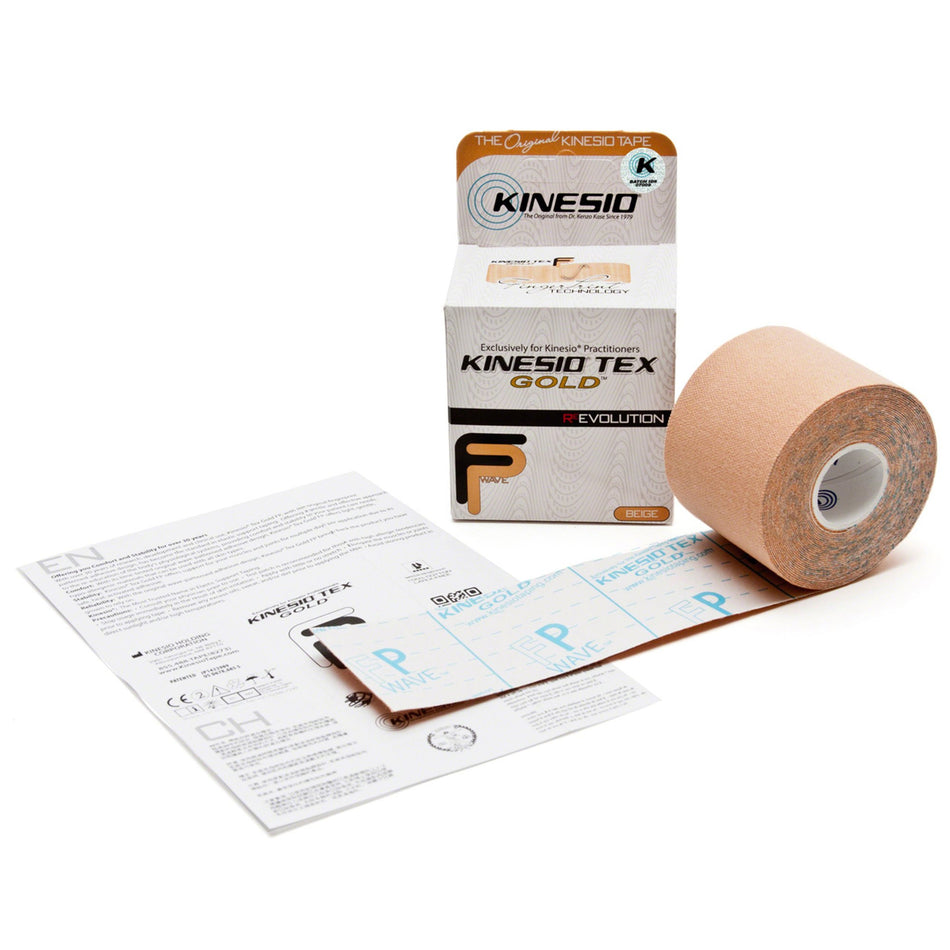 Kinesio� Tex Gold� FP Kinesiology Tape-Kinesiology Tape Kinesio� Tex Gold� FP Beige 2 Inch X 5-1/2 Yard Cotton NonSterile