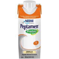Peptamen® with Prebio 1™ Vanilla Peptide-Based Formula, 250 mL Carton - Nutritionals and Feeding Supplies>Nutritionals>Ora...