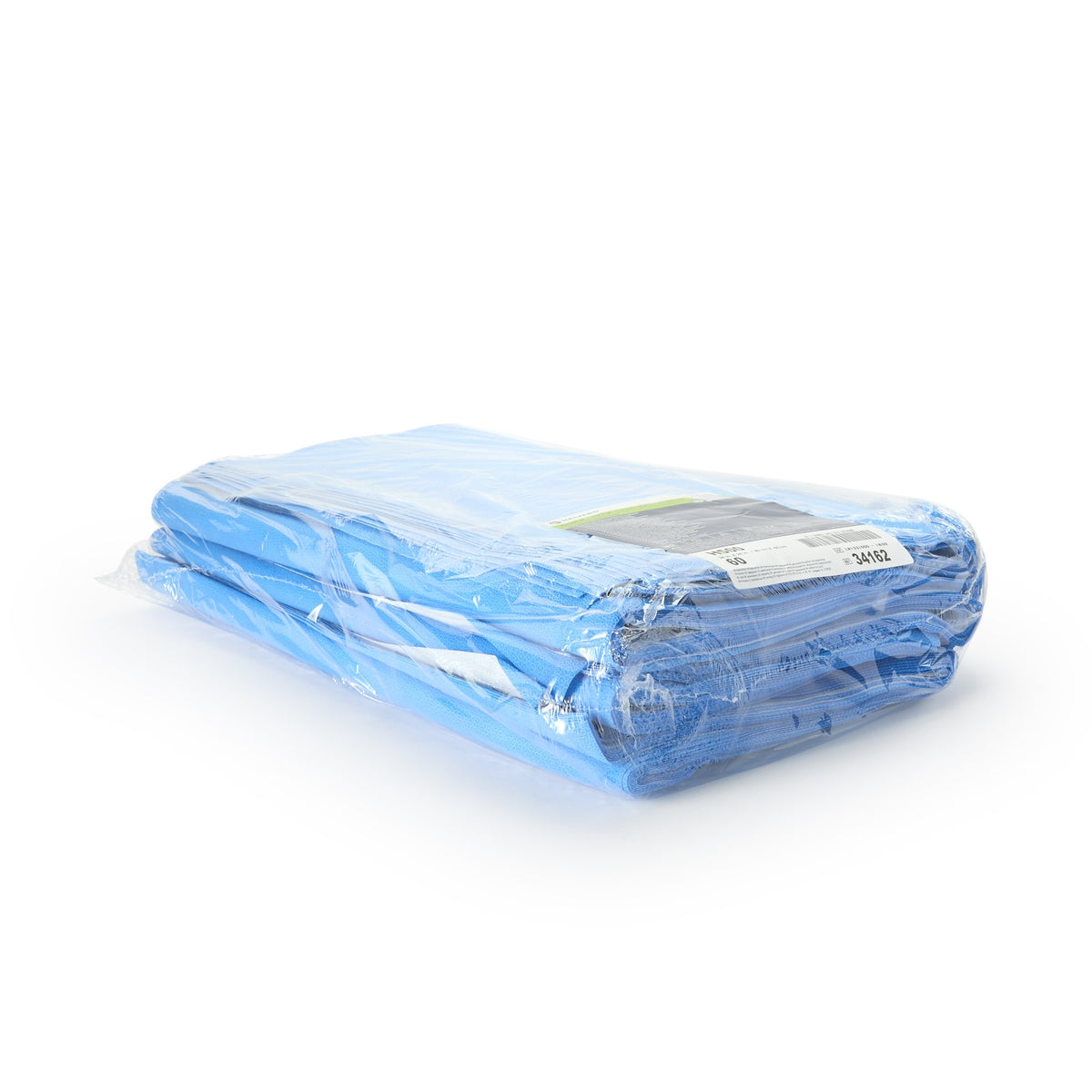 Quick Check H500 Sterilization Wrap, 24 x 24 Inch-QUICK CHECK* H500 Sterilization Wrap White / Blue 24 X 24 Inch Dual Layer SMS Polypropylene Steam / EO Gas / Hydrogen Peroxide