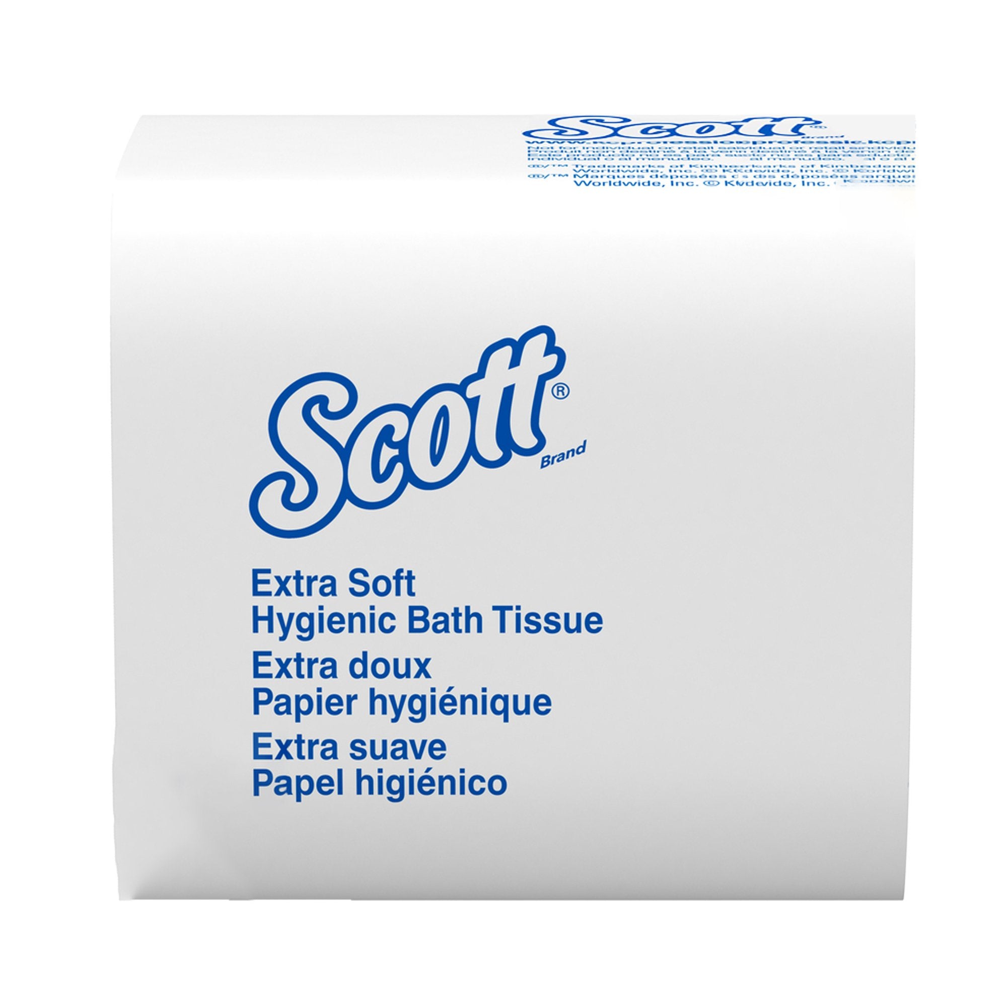 Scott Control Hygienic High-Capacity Toilet Tissue-Toilet Tissue Scott Control HBT White 2-Ply Standard Size Folded 250 Sheets 4-1/2 X 8-1/10 Inch