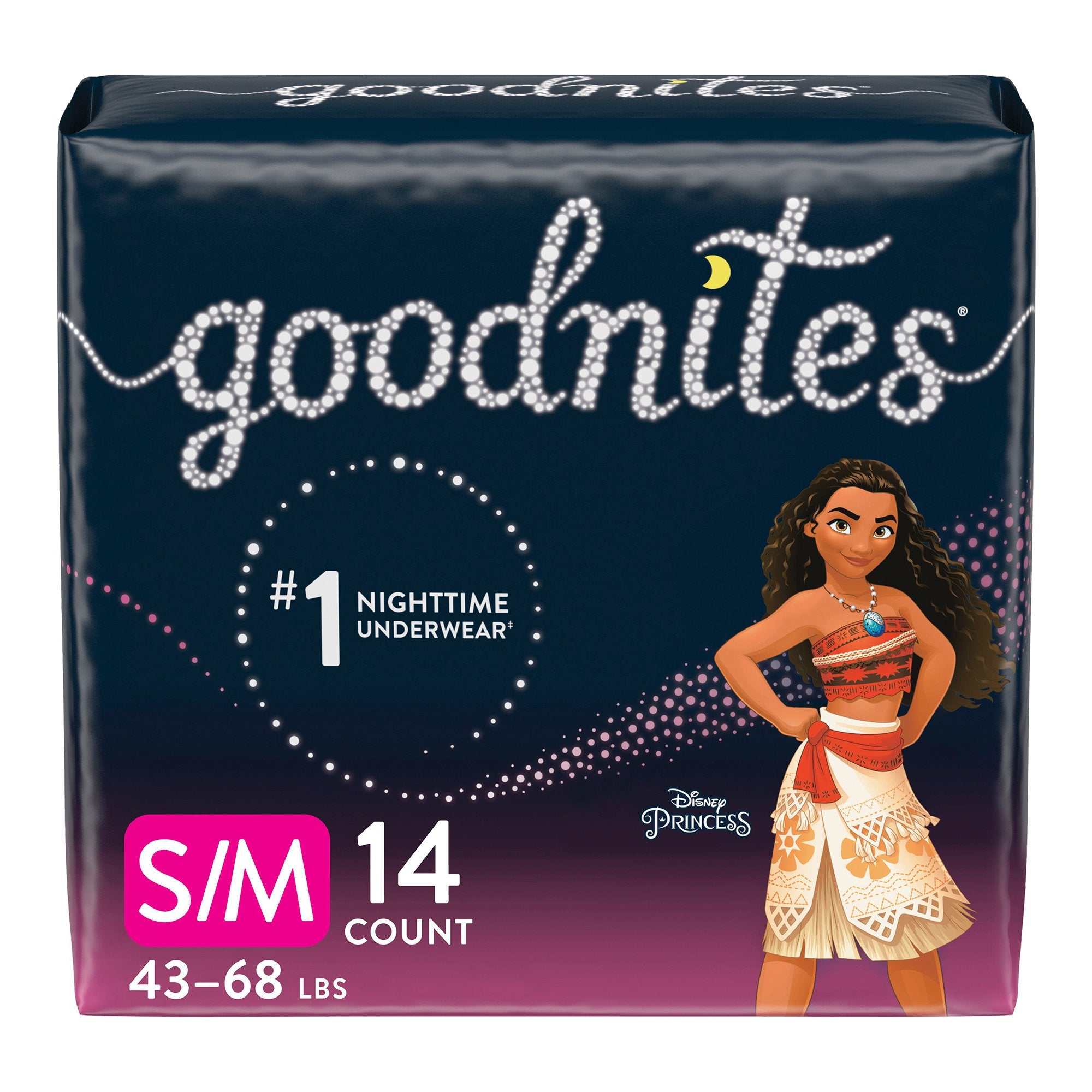 GoodNites Absorbent Underwear, Small / Medium-Female Youth Absorbent Underwear GoodNites Pull On with Tear Away Seams Small / Medium Disposable Heavy Absorbency