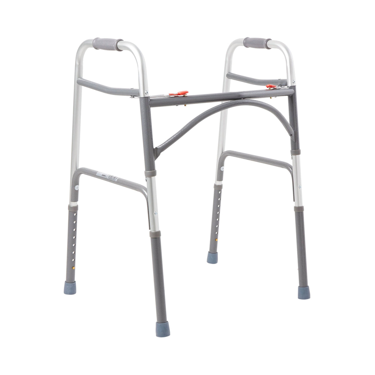 McKesson Steel Bariatric Folding Walker, 32.5 – 39 Inch Height - Ambulatory Equipment>Mobility>Walkers - McKesson Brand