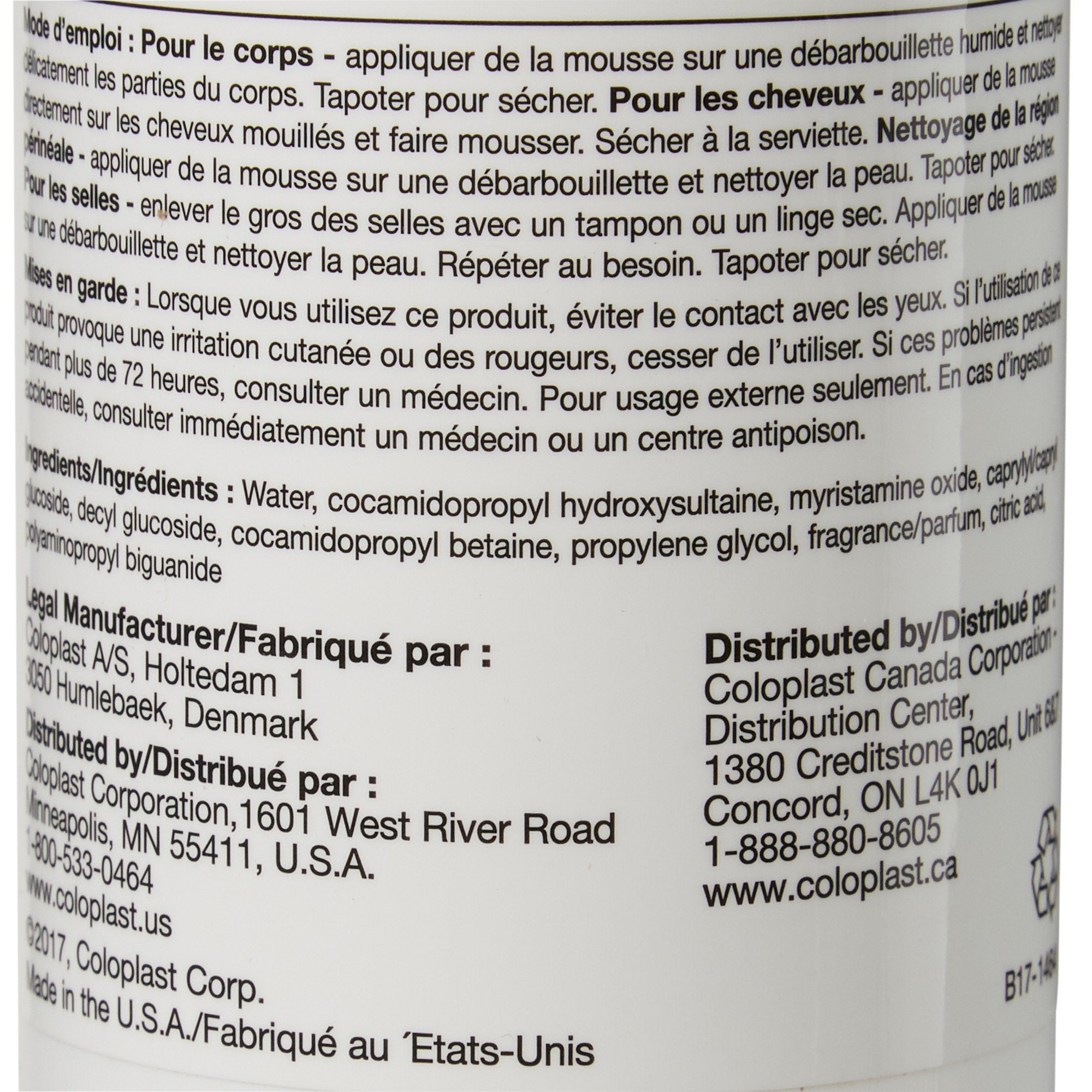 Bedside-Care® Foam Cleanser, Scented, Shampoo and Body Wash, 8.1-ounce bottle - Personal Hygiene>Hair Care>Shampoos - Medline