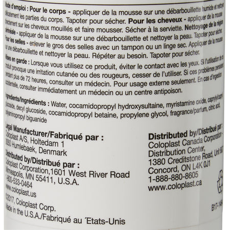 Bedside-Care® Foam Cleanser, Scented, Shampoo and Body Wash, 8.1-ounce bottle - Personal Hygiene>Hair Care>Shampoos - Medline