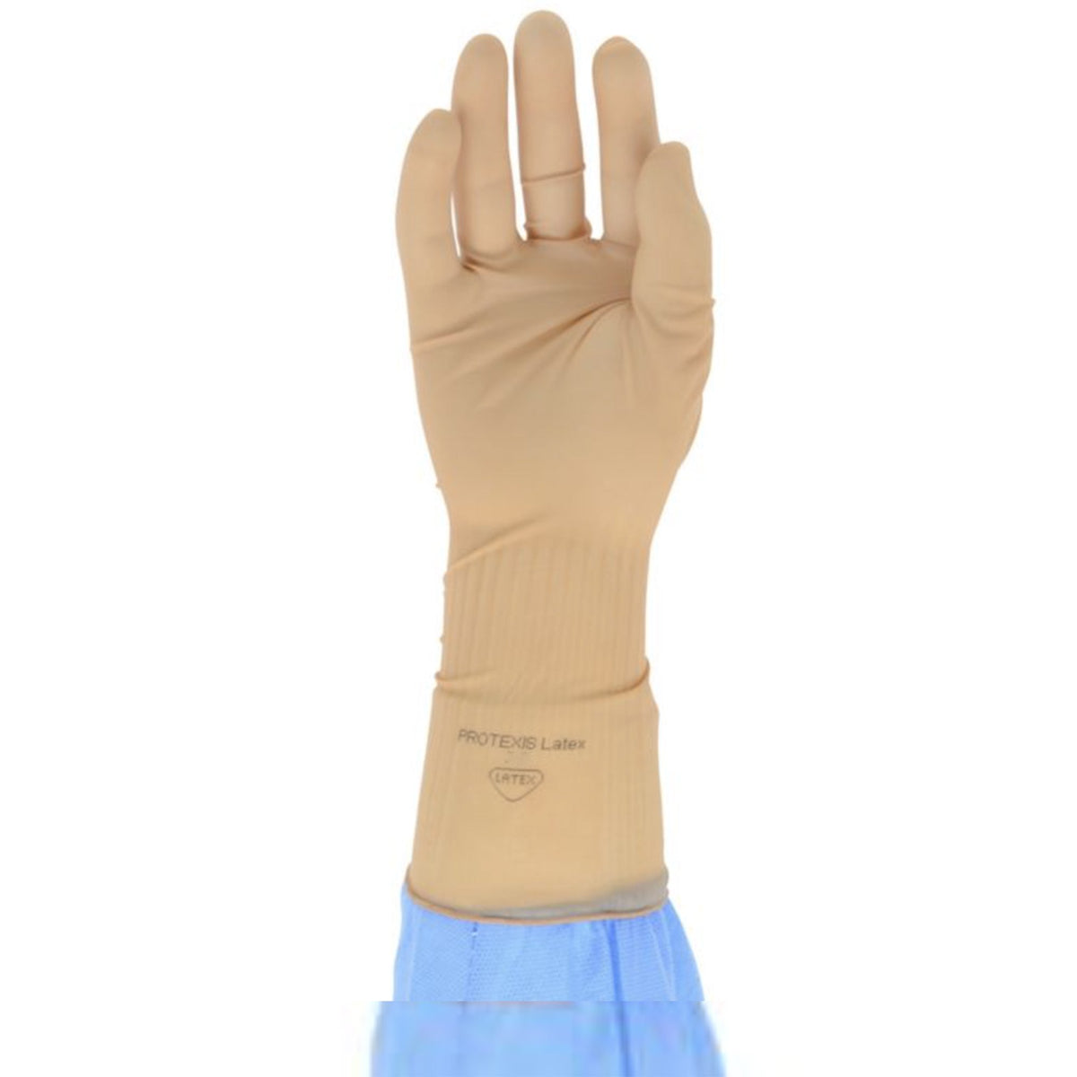 Protexis Latex Surgical Gloves with Nitrile Coating, Size 6.5, Light Brown-Surgical Glove Protexis Latex Size 6.5 Sterile Latex Standard Cuff Length Smooth Light Brown Not Chemo Approved