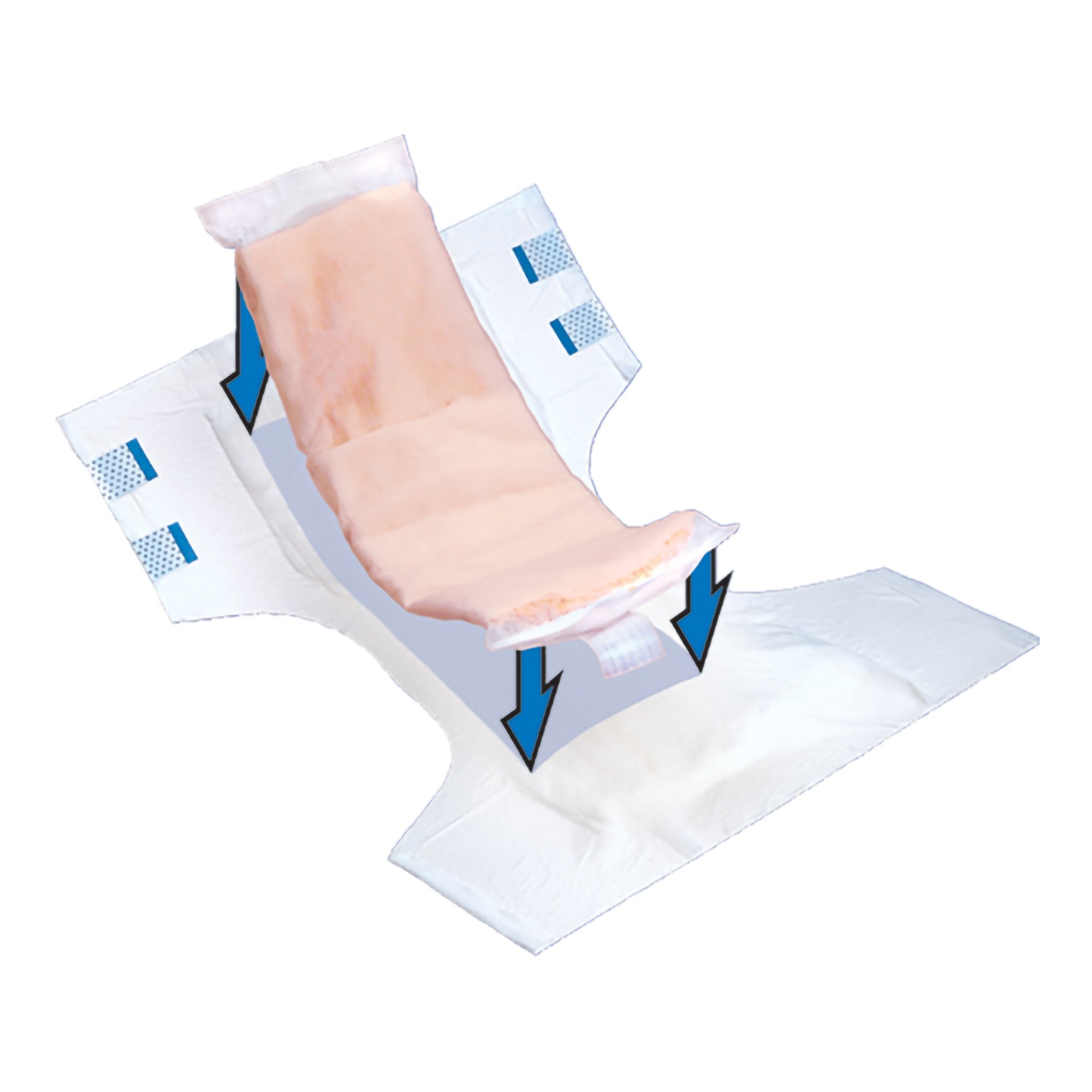 TopLiner™ Added Absorbency Incontinence Booster Pad, 4 x 14 Inch - Incontinence>Incontinence Liners and Pads - Principle B...