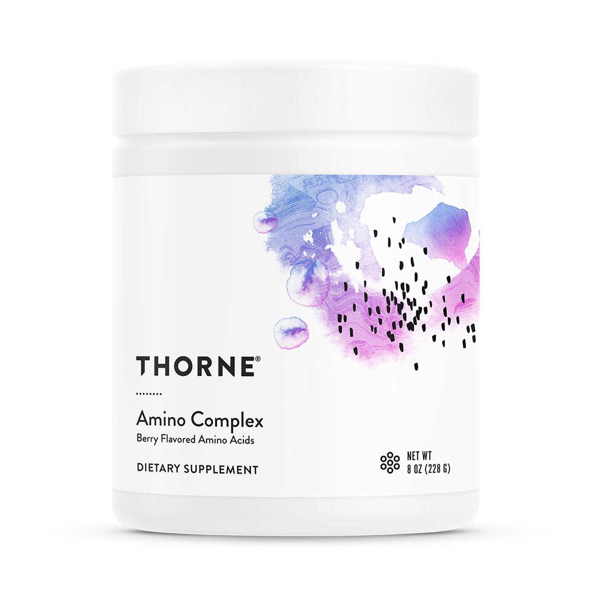 Thorne Amino Complex Berry Flavor Amino Acids Dietary Supplement-Oral Supplement THORNE Amino Complex Berry Flavor Powder 8 oz. Canister