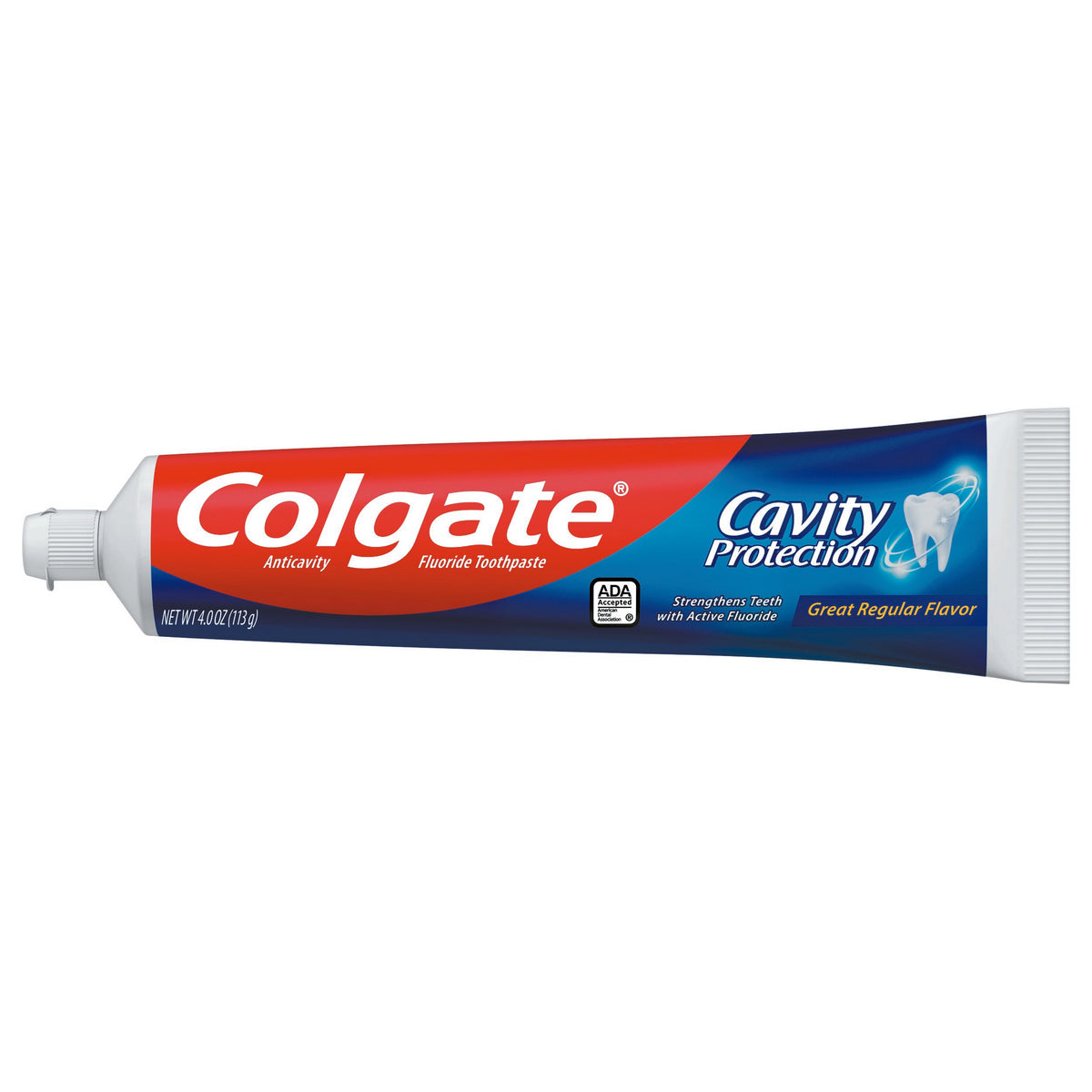 Colgate Cavity Protection Toothpaste, 4-ounce tube-Toothpaste Colgate Cavity Protection Regular Flavor 4 oz. Tube