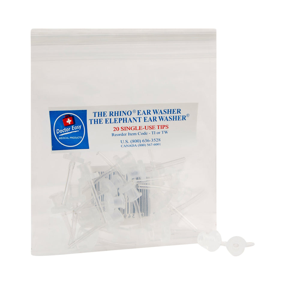 Doctor Easy Elephant Ear Wash System Tips-Ear Wash System Tips Doctor Easy For Rhino and Elephant Ear Washer
