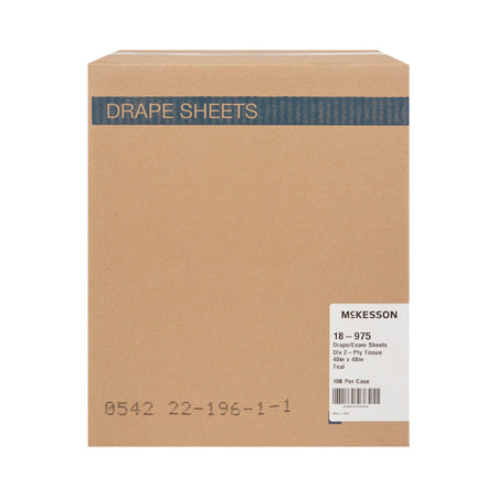McKesson Sterile Physical Exam Drape, 40 x 48 Inch-General Purpose Drape McKesson Physical Exam Drape 40 W X 48 L Inch NonSterile